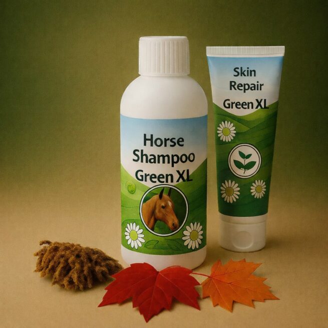 Green-XL verzorgingsset bij schimmelgevoelige paarden
