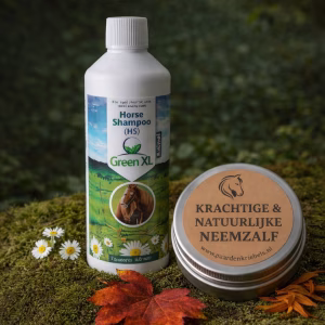 Green-XL verzorgingsset bij schimmelgevoelige paarden