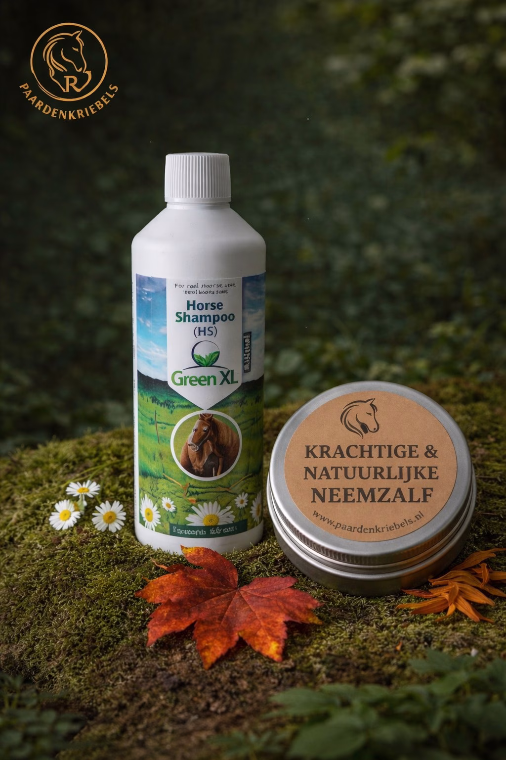 Green-XL verzorgingsset bij schimmelgevoelige paarden