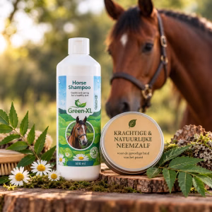Green-XL care kit for horses prone to rain rot