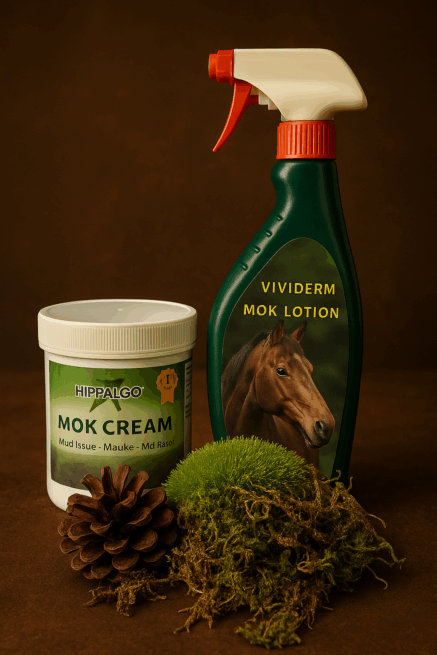 Hippalgo verzorgingsset voor mok-raspgevoelige paardenbenen