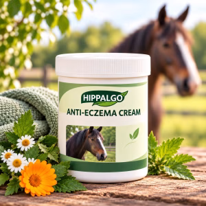 Hippalgo-Creme für Pferde mit Neigung zu Ekzemen.