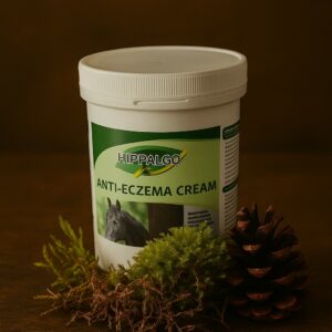Hippalgo cream voor eczeemgevoelige paarden.