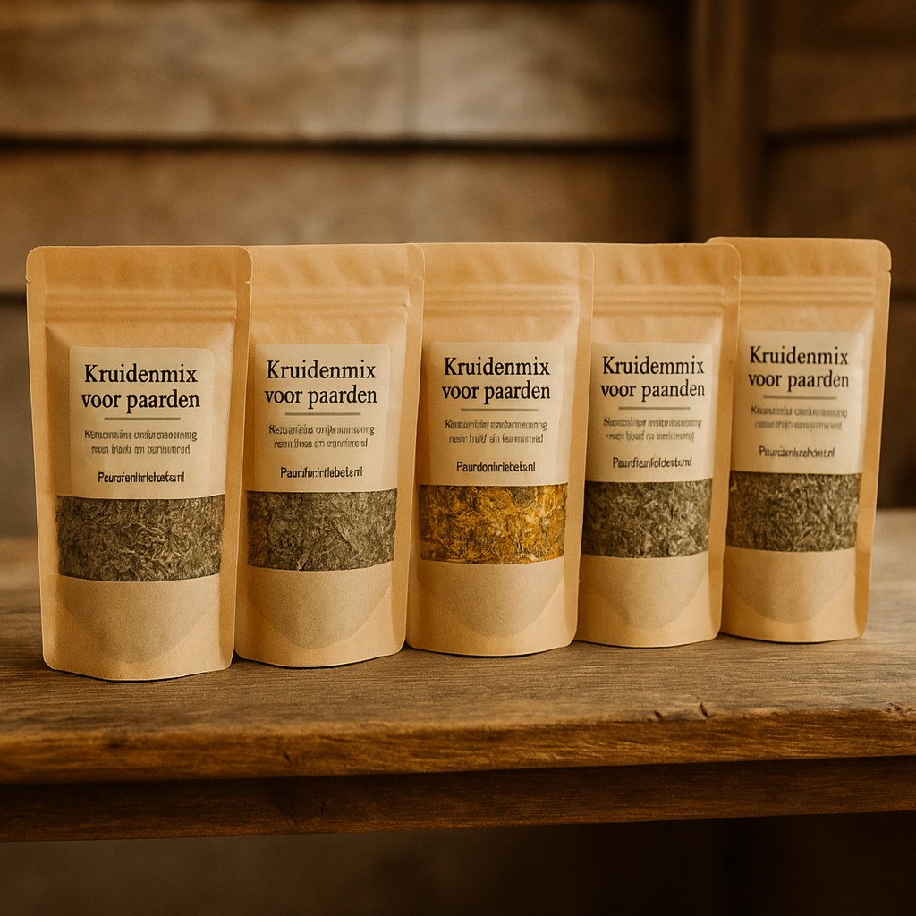 Herbal mix pack for older horses