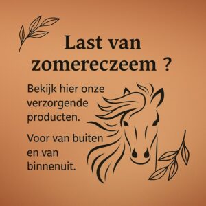 Verzorging voor eczeemgevoelige paarden