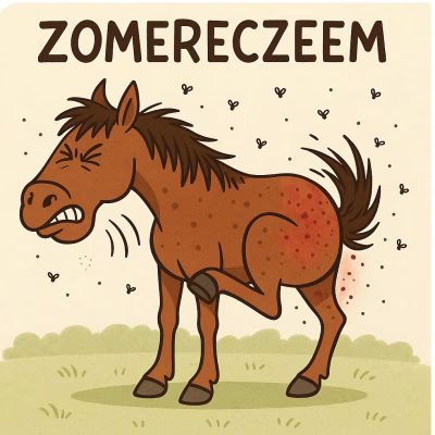 Zomereczeem bij paarden: is vaak niet de knut, maar het immuunsysteem is het probleem