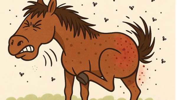Zomereczeem bij paarden: is vaak niet de knut, maar het immuunsysteem is het probleem