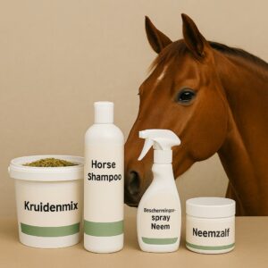 Lichte kriebelvrij set pony - paard