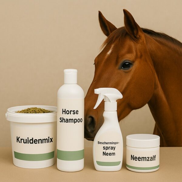 Lichte kriebelvrij set pony - paard