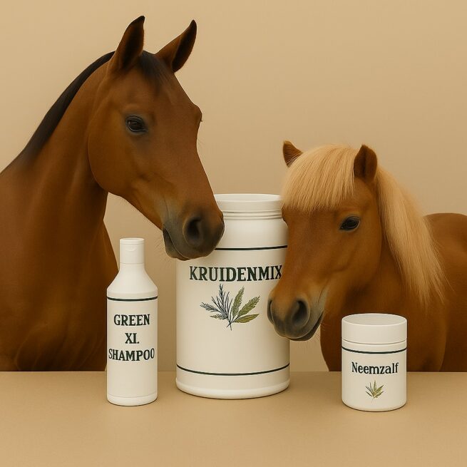 Verzorgingspakket bij lichte kriebels voor paard of pony