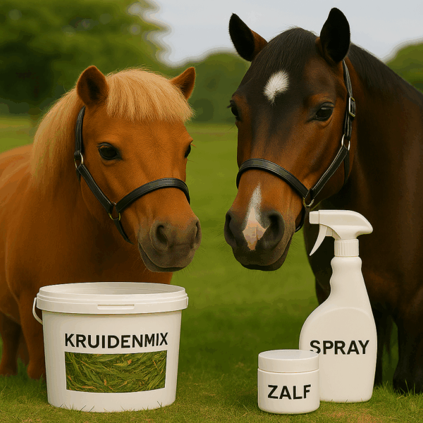 Verzorgingspakket bij matige kriebels paard-pony