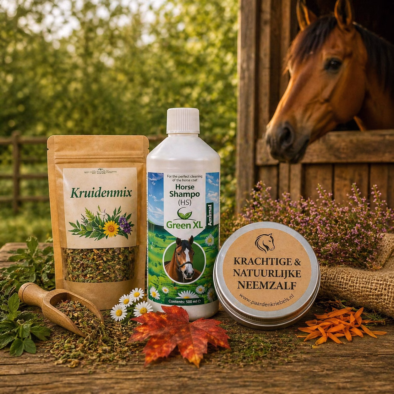 Verzorgingspakket voor rainrot-gevoelige paarden
