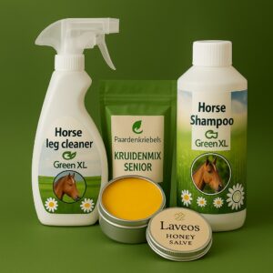 Verzorgingspakket voor oudere paarden – natuurlijke huid- en vachtverzorging