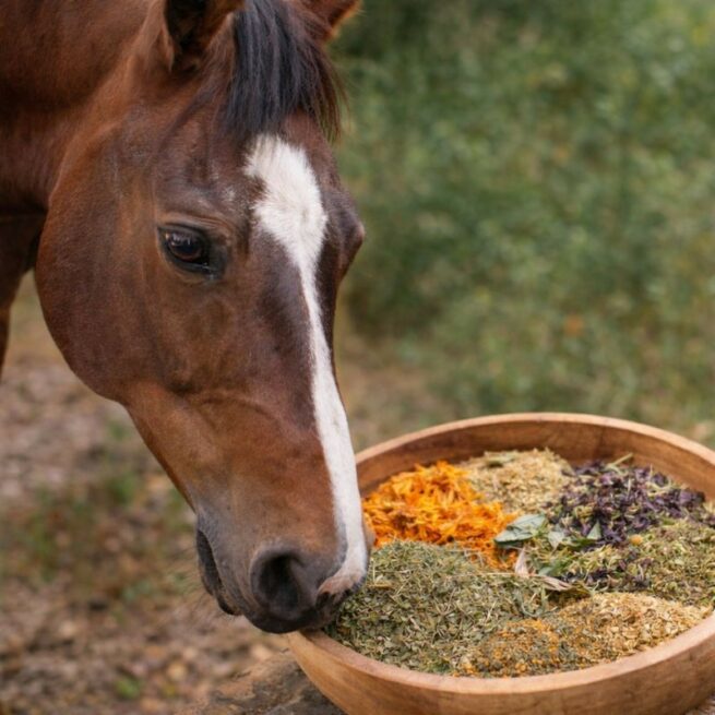 kruiden bij paarden ter ondersteuning van natuurlijke gezondheid