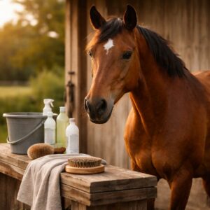 Verzorgingspakket bij kriebels pony – paard