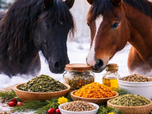 Paarden en sneeuw: anders dan bij mensen