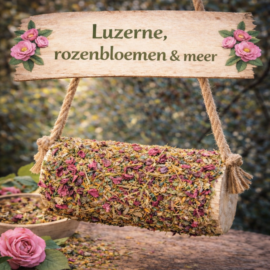 knabbelhout met kruiden voor paarden