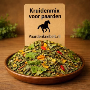 Lekkere trek mix voor paarden – natuurlijke kruidenmix