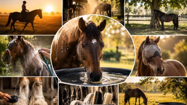 Hitte en paarden: wat je wél en juist níét moet doen tijdens warme dagen